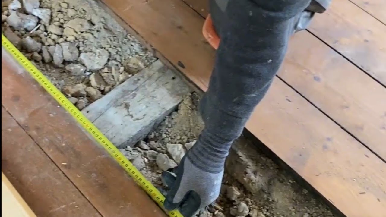 Dielenboden fachgerecht reparieren, ausbessern -  Holzbohlen erneuern / Tricks vom Handwerker