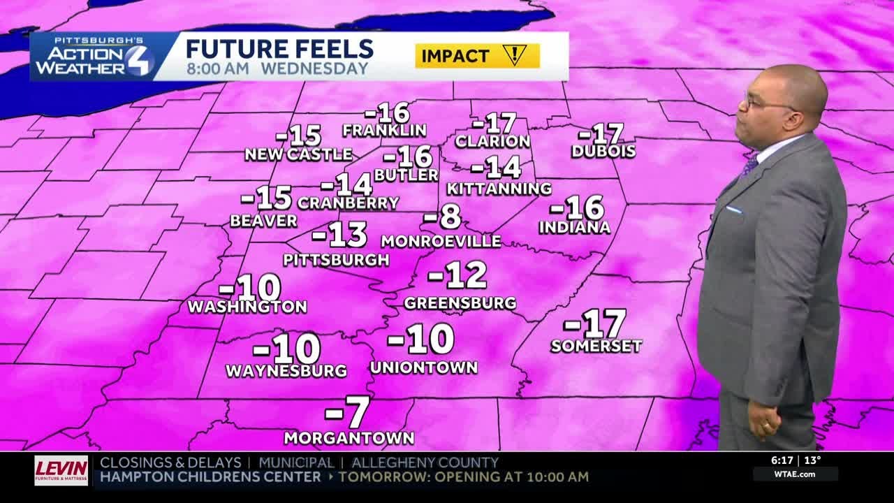 January 27 Forecast: Impact Day Wednesday for continued cold in Western PA