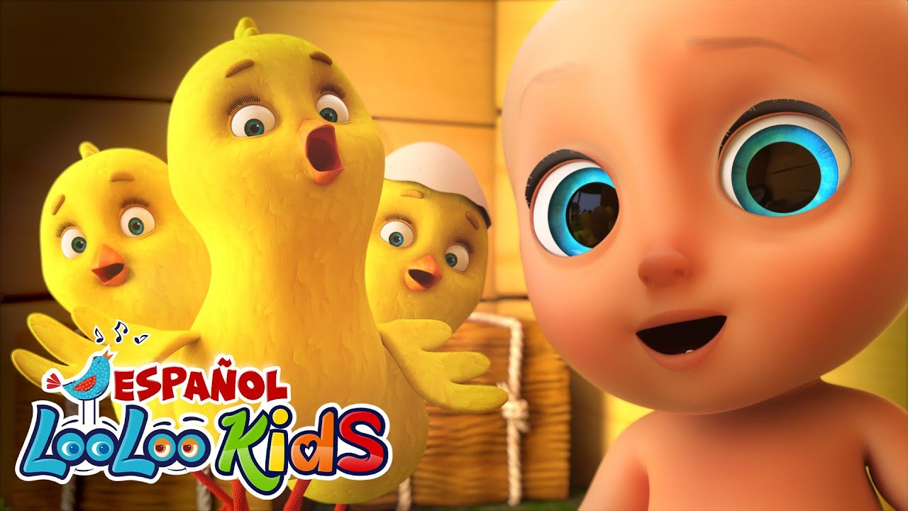 🐤🐥Los Pollitos Dicen Pio Pio - &iexcl;Canciones Infantiles! LooLoo