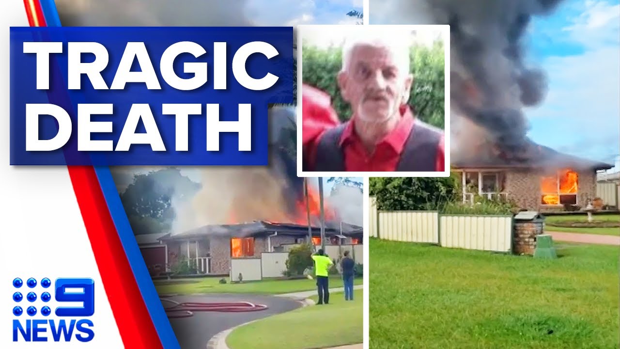 80-year-old grandfather killed in tragic Queensland house fire | 9 News Australia