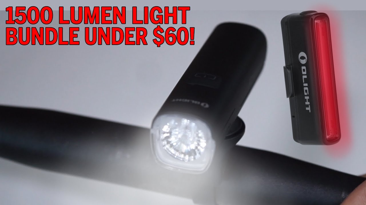 1500 Lumen Bike Light Bundle for Under 60 Dollars! Olight RN1500