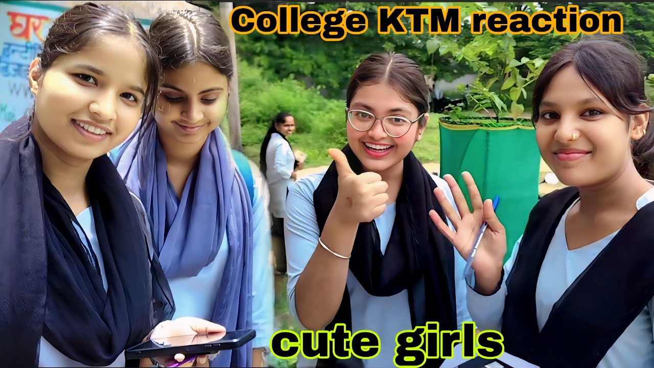 Dumka SP college KTM cute girls reaction❤️❤️