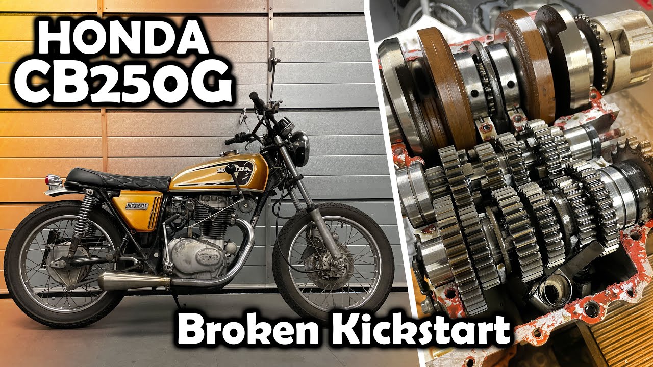 Honda CB250G Kickstart repair