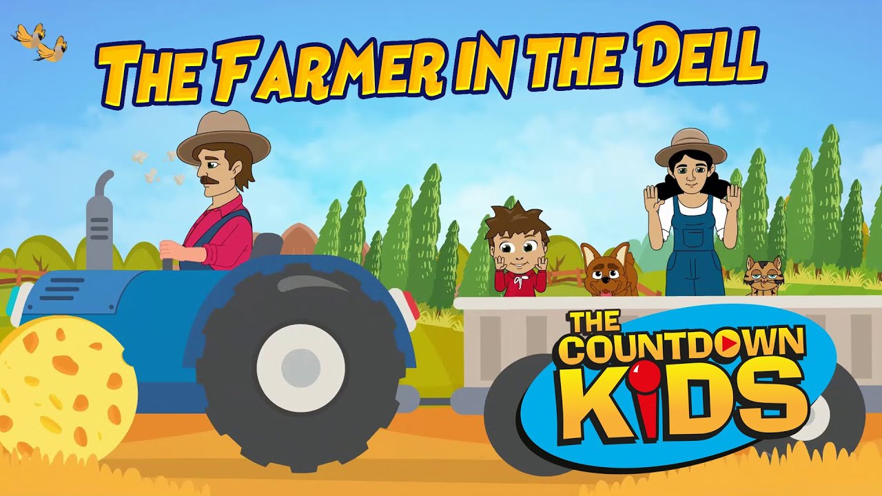 The Farmer In The Dell - The Countdown Kids | Kids Songs & Nursery Rhymes | Lyric Video