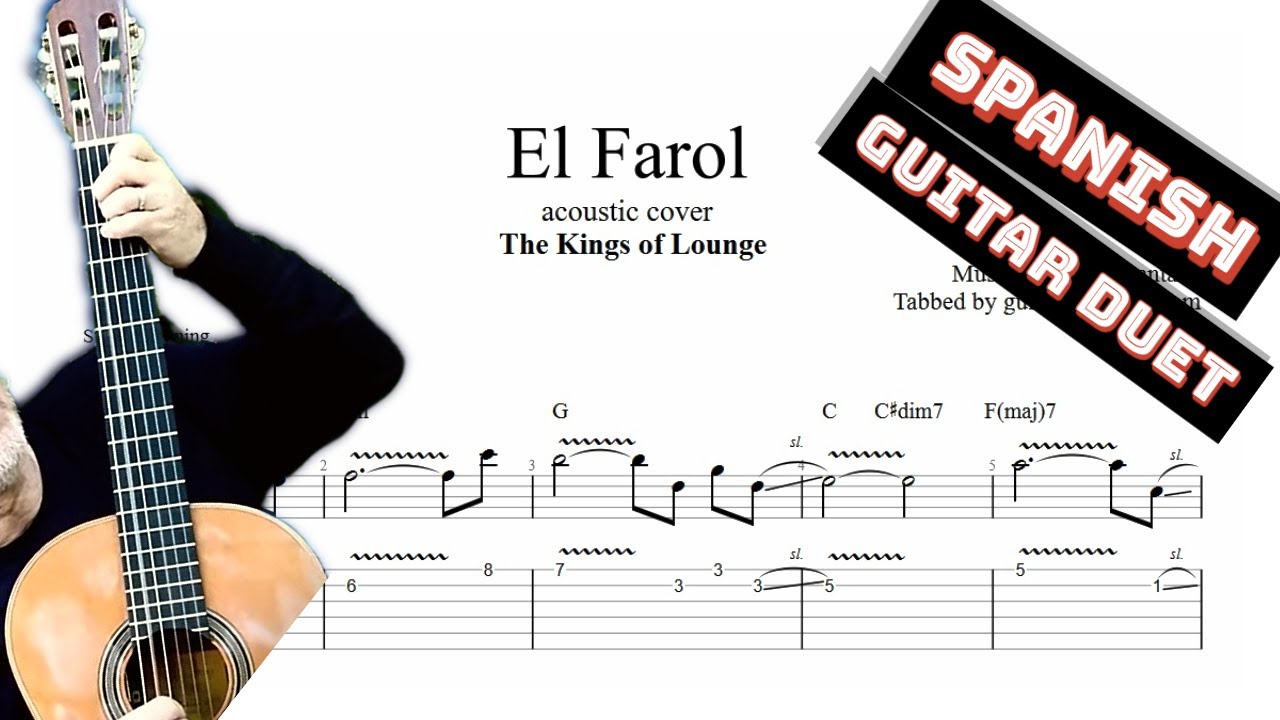El Farol TAB - acoustic instrumental  guitar tabs (PDF + Guitar Pro)
