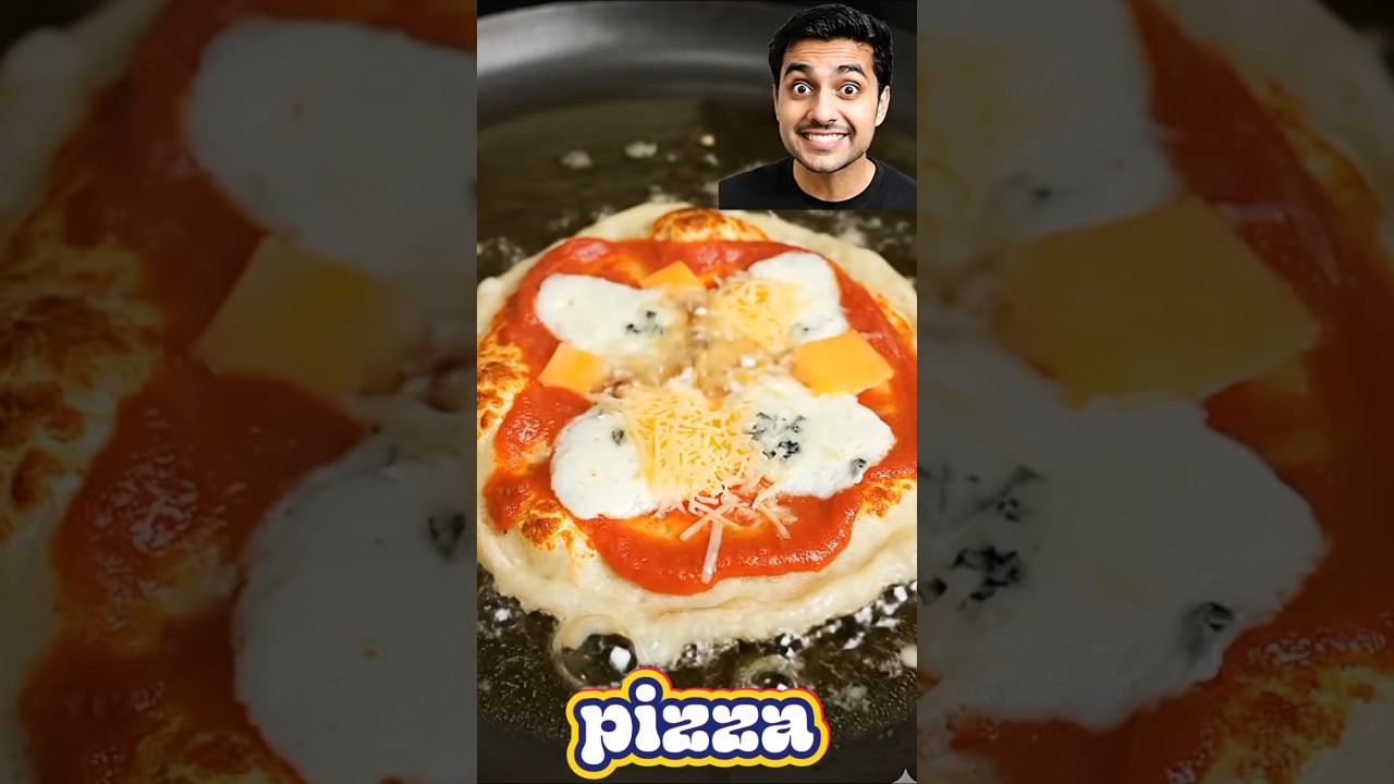 World’s Smallest Four Cheese Pizza 🍕