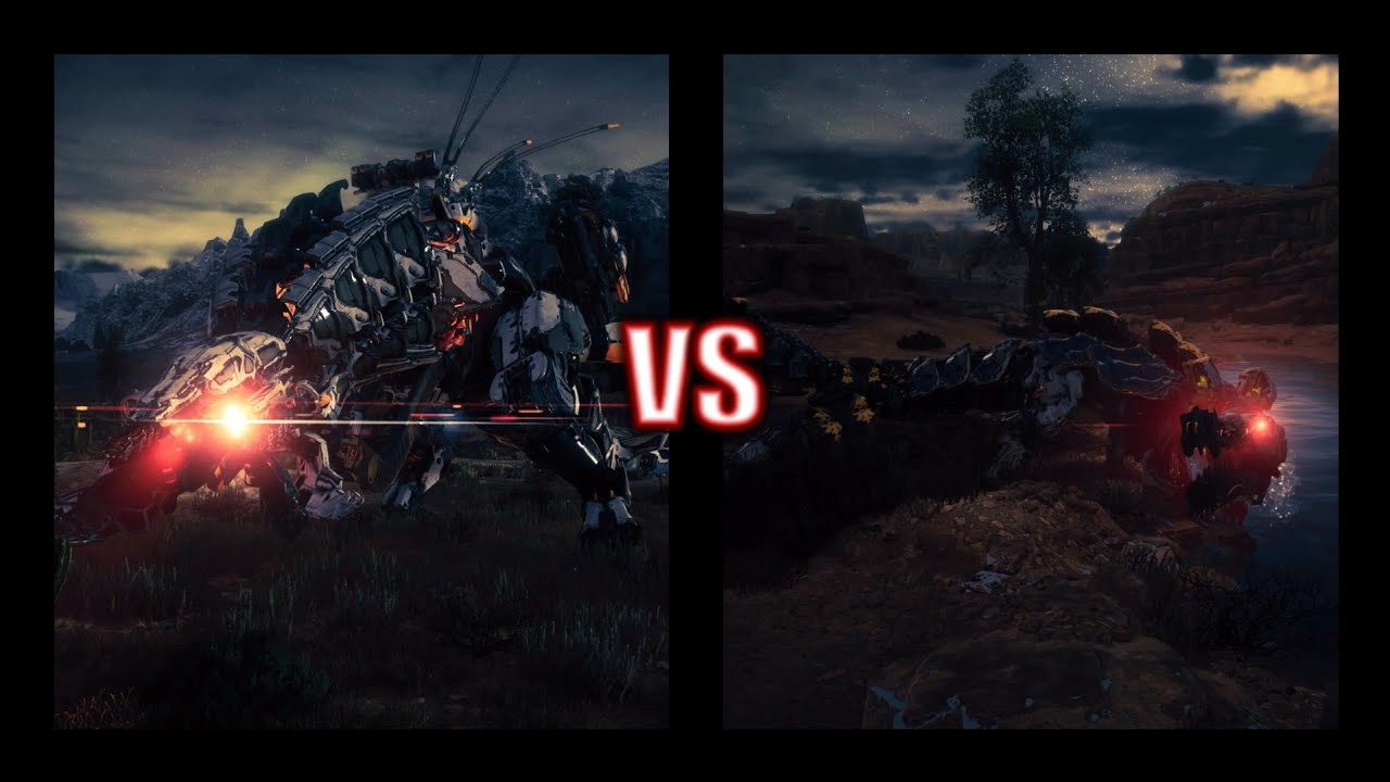 THUNDERJAW VS SNAPMAW /Horizon Zero Dawn