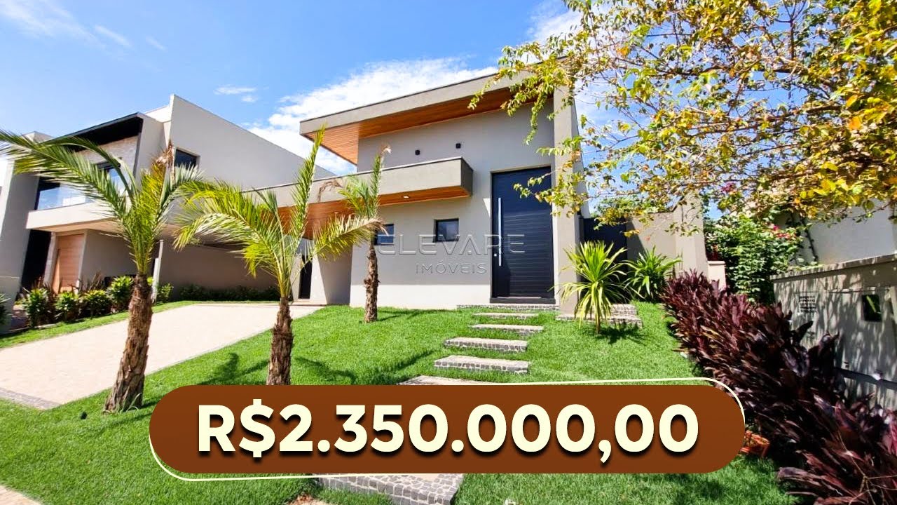 CASA EM ALPHAVILLE DE R$ 2.350.000,00 ALTO PADRÃO | 3 SUÍTES LUXO! | RIBEIRÃO PRETO