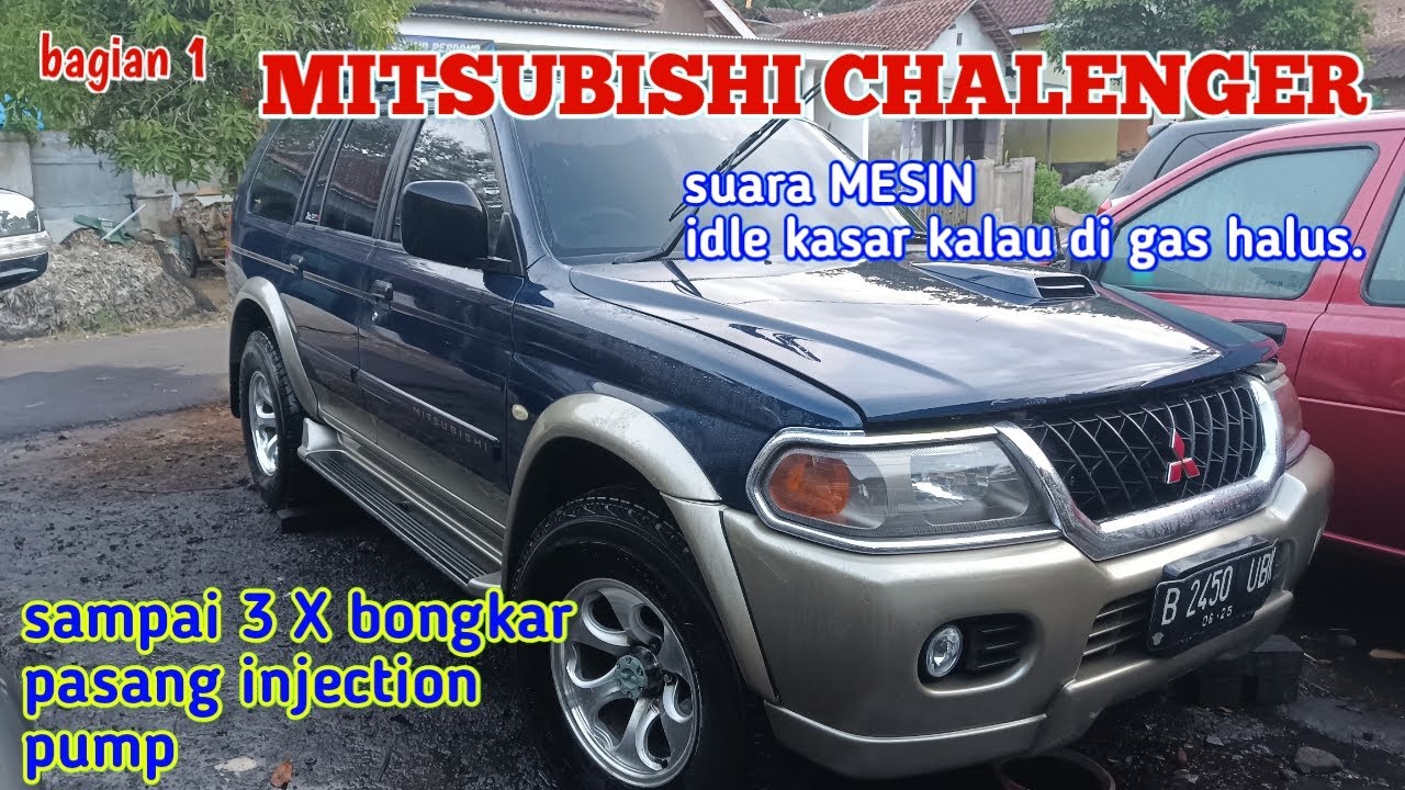 PERBAIKAN mesin MITSUBISHI  challenger  mesin 4M40