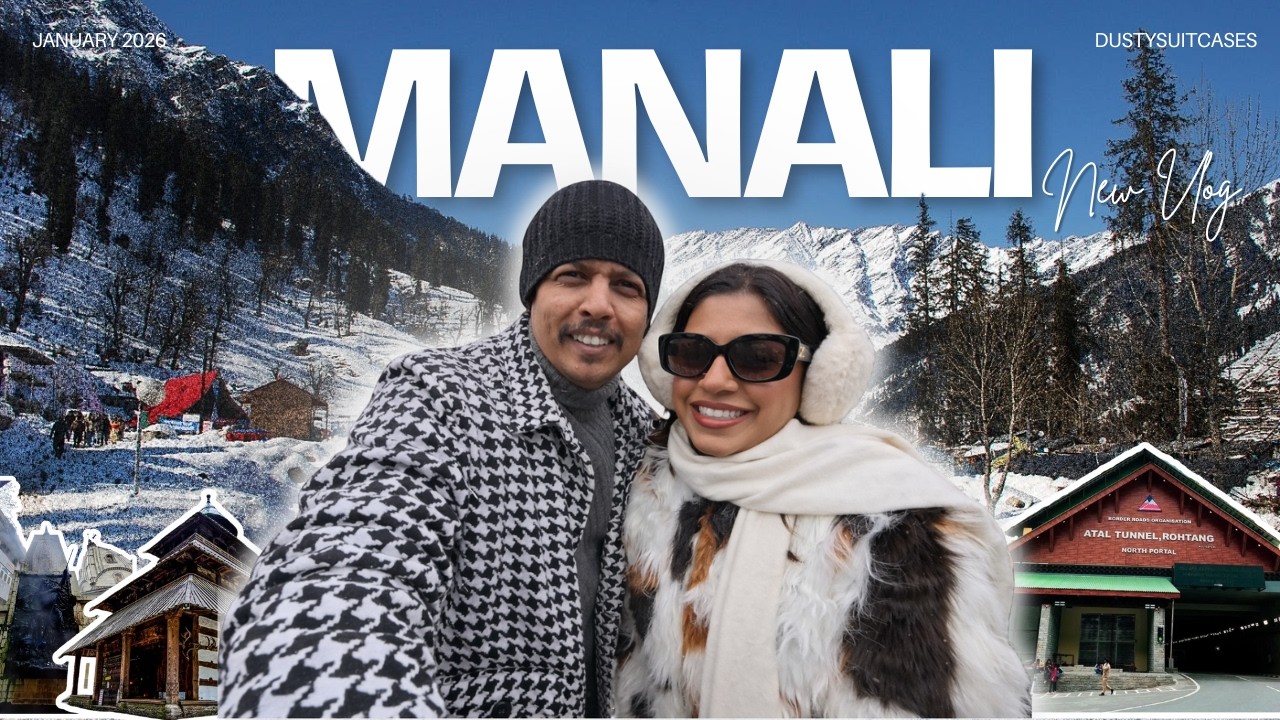 MANALI madness with FAMILY | First SNOW 2026 | Total CHAOS | Mall road , ATAL tunnel , KASOL ❄️✨