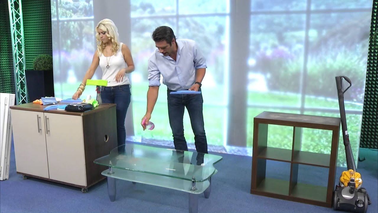 PEARL Mikrofaser-Putzset: 5 verschiedene Tücher für den Haushalt