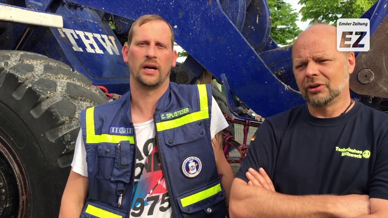 Emder THW bei Großbrand in Varel im Einsatz