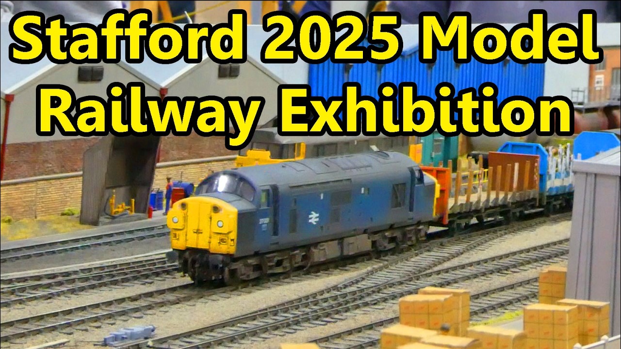 Stafford Model Railway Exhibition 2025, The Best Model Railway Layouts, 00 gauge, n gauge, & more.
