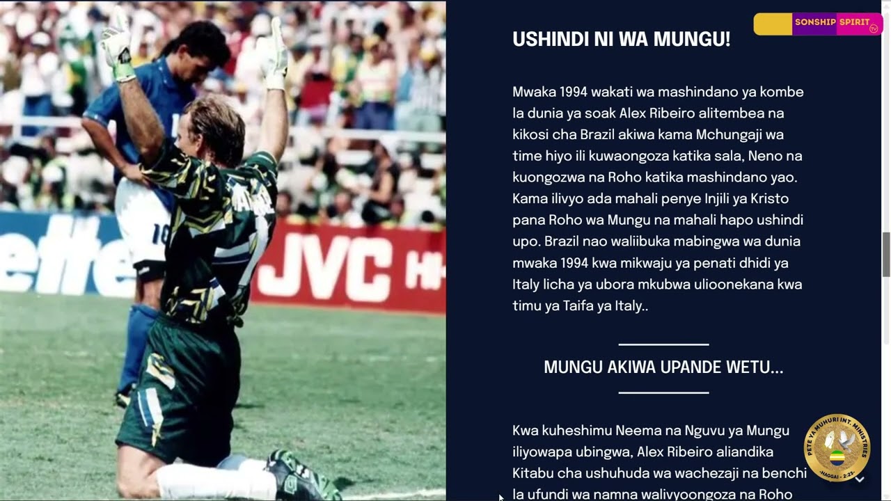 Nani alishinda mashindano hayo? (Alex Ribeiro na Athletes of Christ)