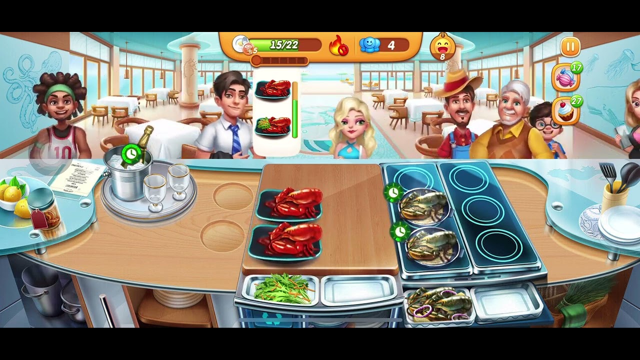 Rome at Seafood Restaurant level 1 to level 7 get 3-stared level