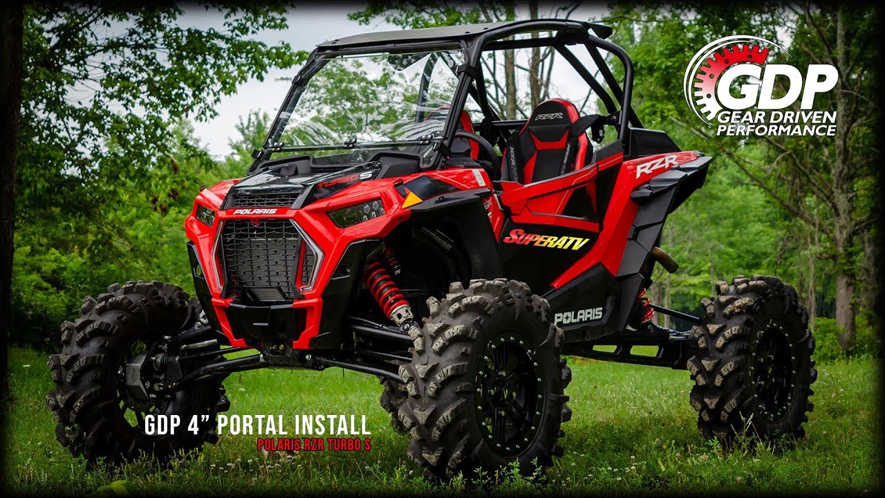 How to install 4 Inch GDP Portals | Polaris RZR Turbo S | SuperATV