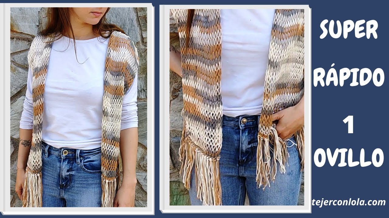 CHALECO MÁGICO a DOS AGUJAS 💫 | 