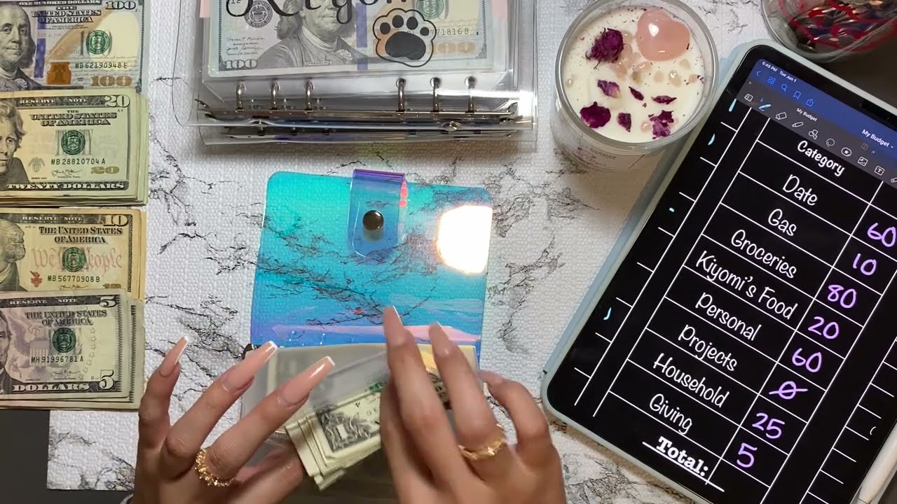 First June cash envelope & sinking funds stuffing | dave ramsey inspired