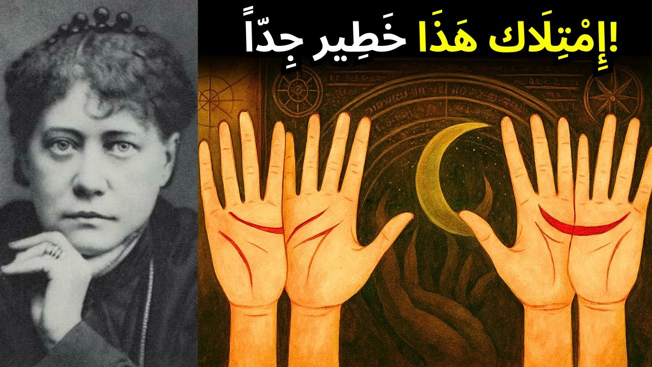 إذا كان لديك هلال في يديك، فستحدث معك 4 أمور في عام 2025 | هيلينا بلافاتسكي