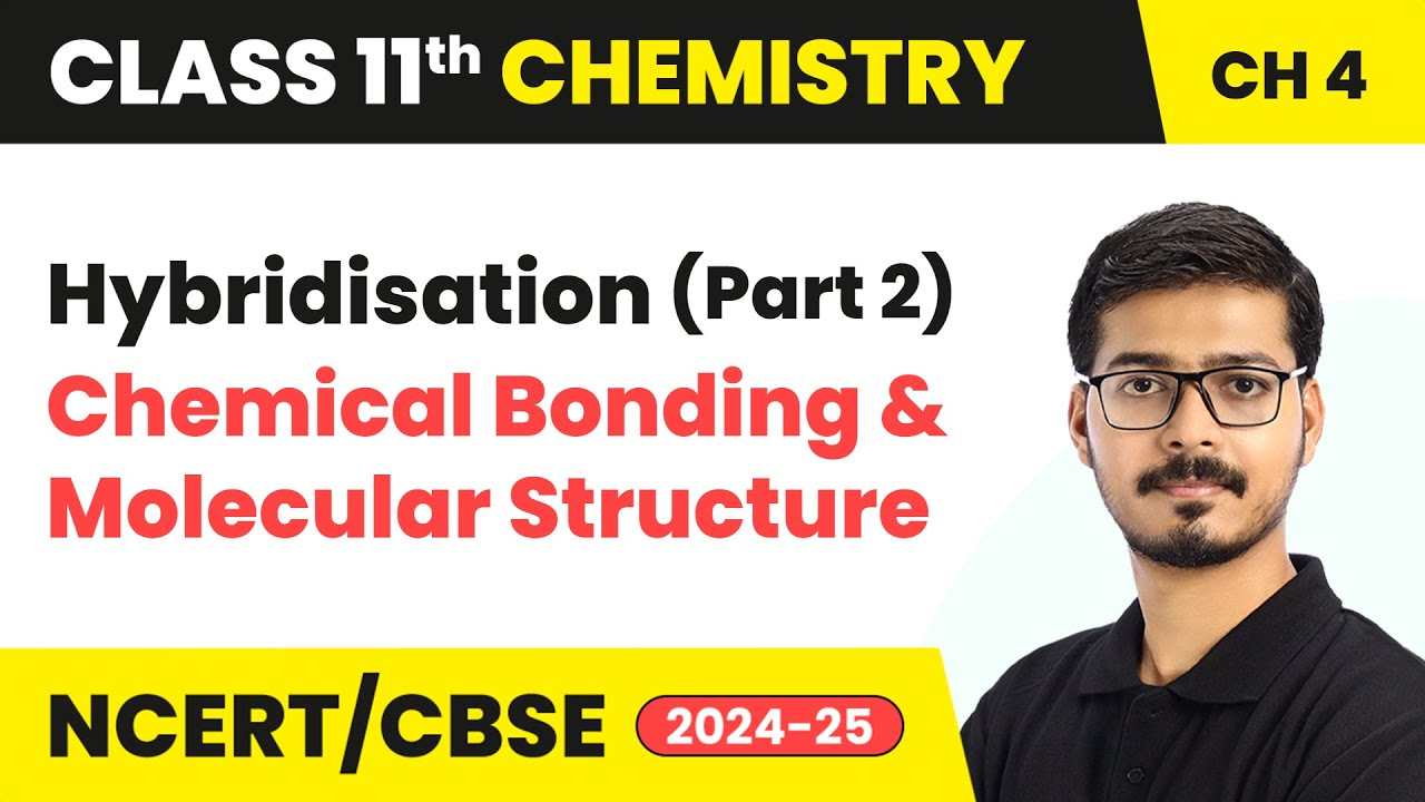 Hybridisation (Part 2) - Chemical Bonding and Molecular Structure | Class 11 Chemistry Ch 4 | CBSE