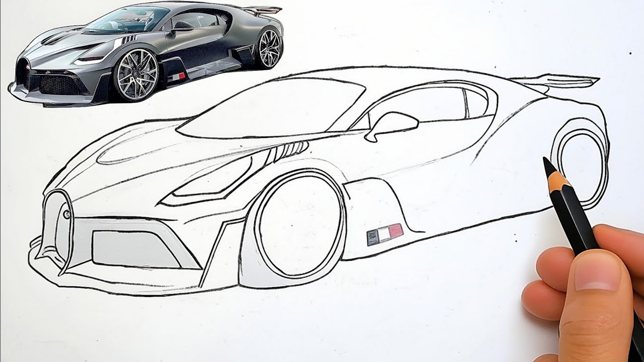 Как нарисовать Bugatti Divo 🔥🔥