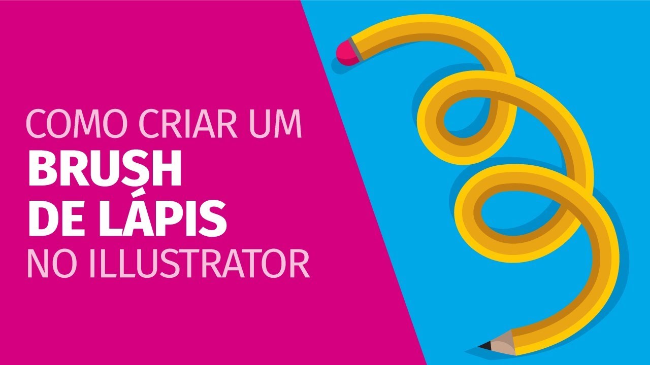 Como criar um BRUSH DE LÁPIS no Illustrator