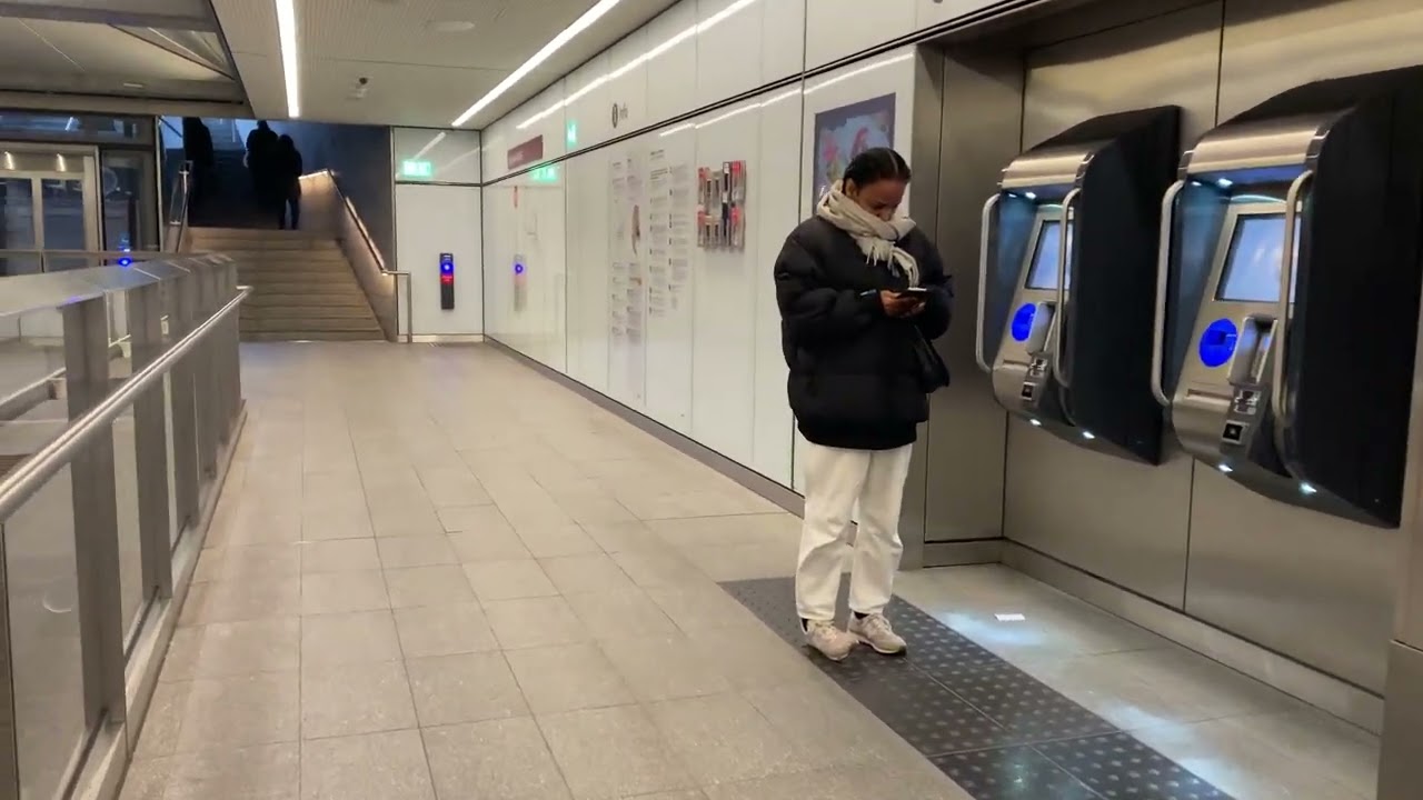 Inside Enghave Plads Metro Station | A Look at the Busy Transportation Hub in Copenhagen Denmark