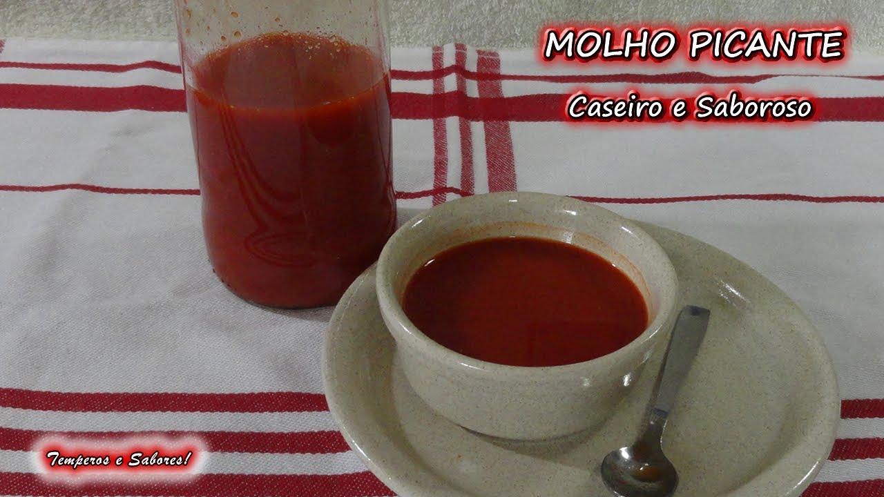 MOLHO PICANTE TIPO TABASCO Espetacular e delicioso