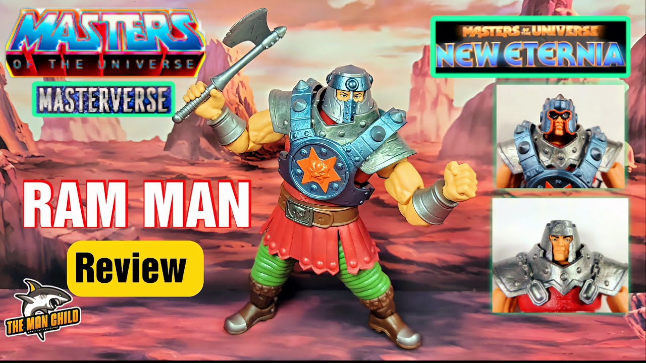 Masters of the Universe Masterverse RAM MAN Figure Review!!