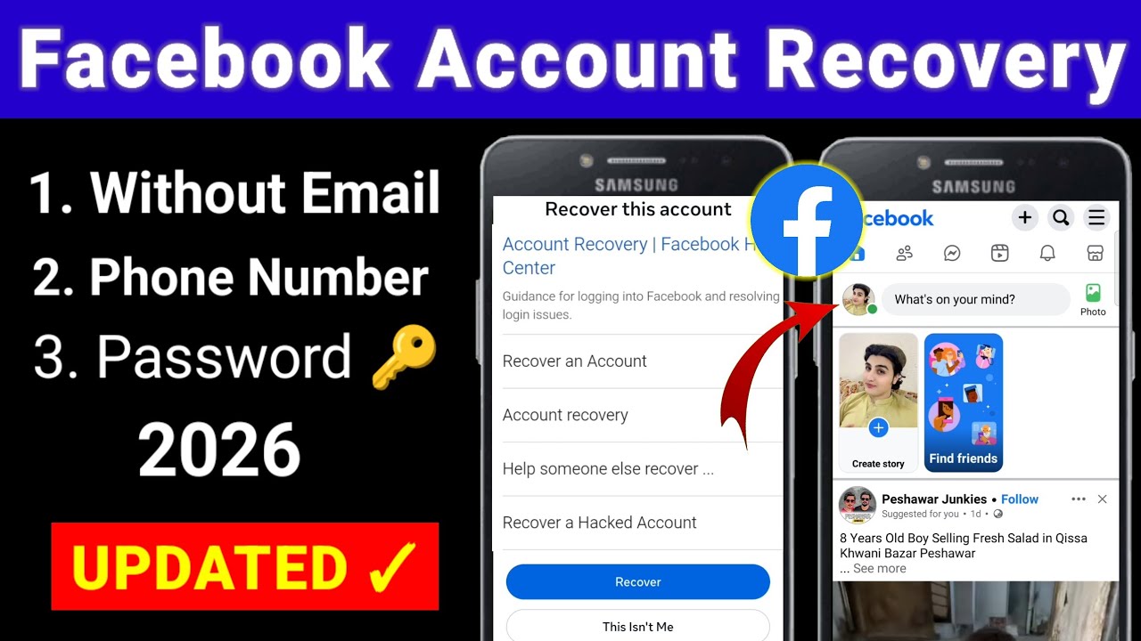 How to Recover Facebook Account Without Email and Phone Number 2026 | Facebook Hack ID Recovery