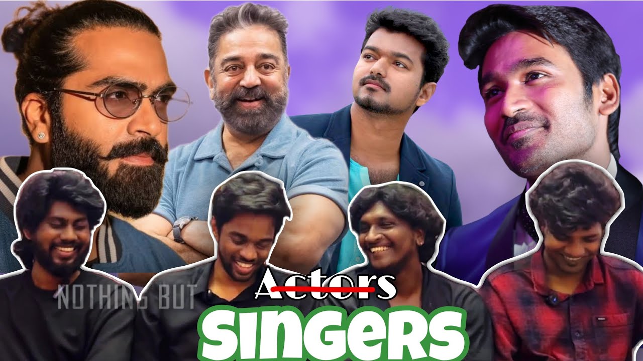 Tamil Heroes Who Rocked the Mic! 🎤 | From Kamal to Karthi – Actor-Singers of Kollywood