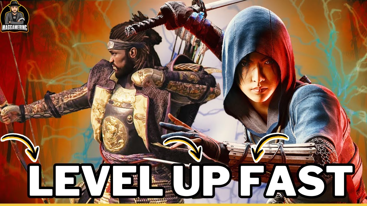 ПОВЫШАЙТЕ УРОВЕНЬ БЫСТРО ASSASSIN'S CREED Shadows: Лучшее руководство по опыту и мастерству. Очки...