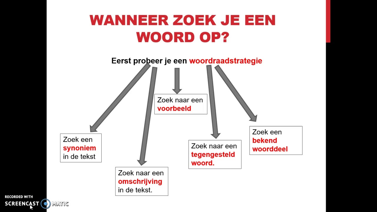 Hoe zoek je goed in een woordenboek?
