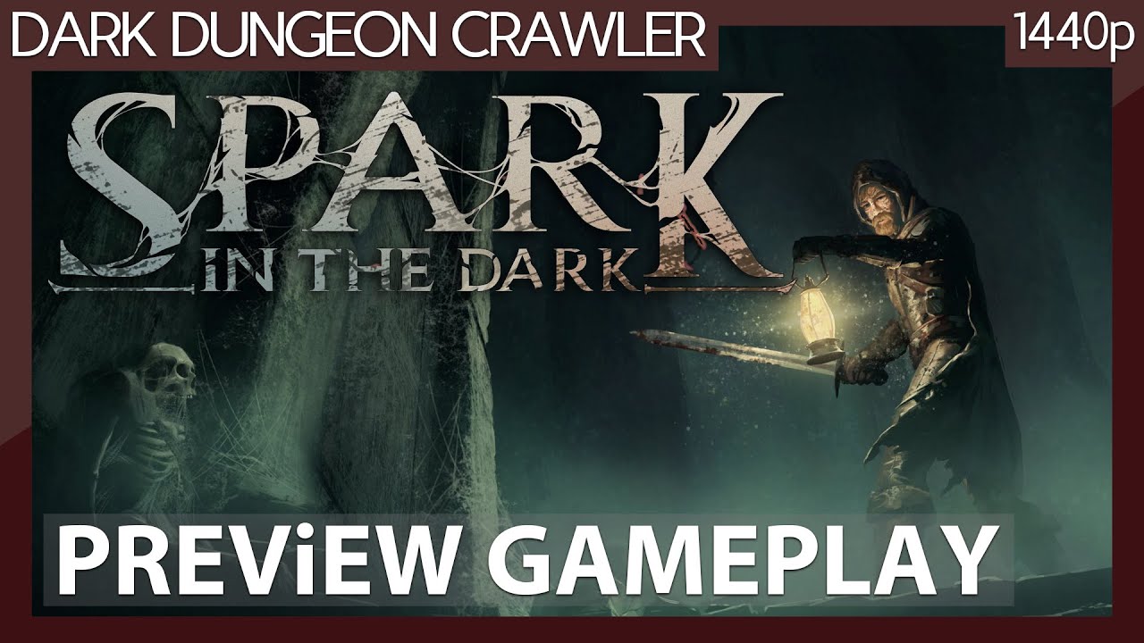 Spark in the Dark (2021) Preview Gameplay - Dark Dungeon Crawler RPG (No commentary) 1440p