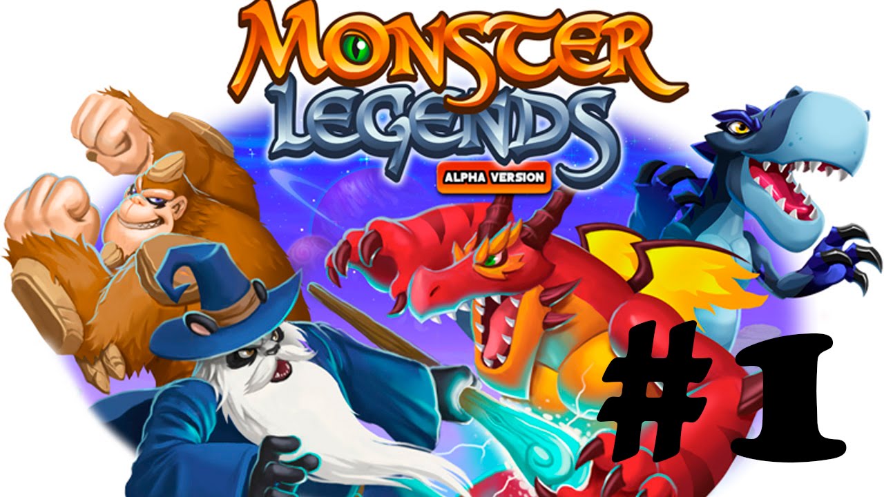 Monster Legends часть 1 - Монстры гибриды, знакомимся с новой игрой.