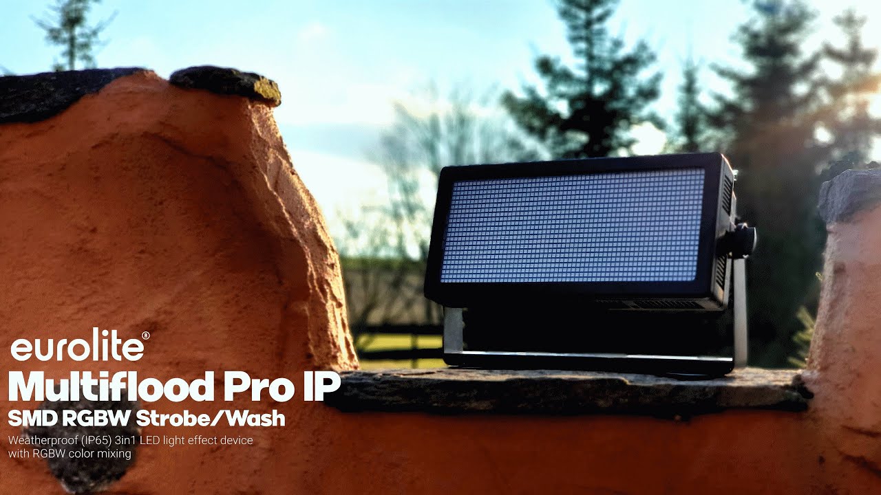 Unboxing Eurolite Multiflood Pro IP SMD RGBW Strobe/Wash