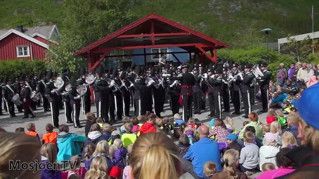 Hans Majestet Kongens Garde besøker Mosjøen