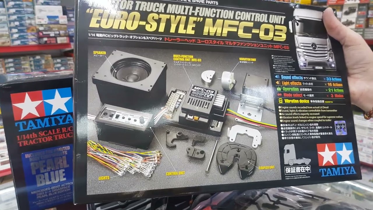 UNBOXING CAMION TAMIYA ACTROS 3363