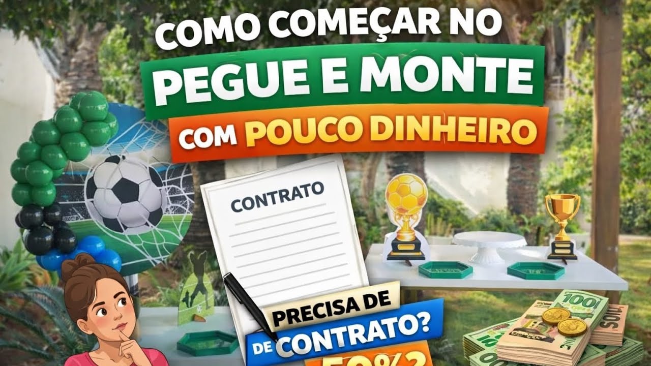 Tirando dúvidas, como começar com pegue e monte e decoração,com pouco dinheiro.