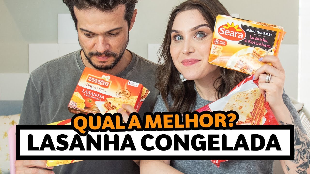 Qual a MELHOR LASANHA congelada?? #DEGUSTACHATA | Lu Ferreira | Chata de Galocha