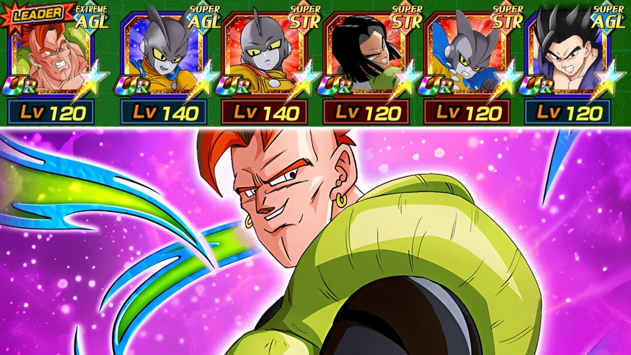 FULL ANDROIDS TEAM WITH EZA GAMMAS! Dragon Ball Z Dokkan Battle