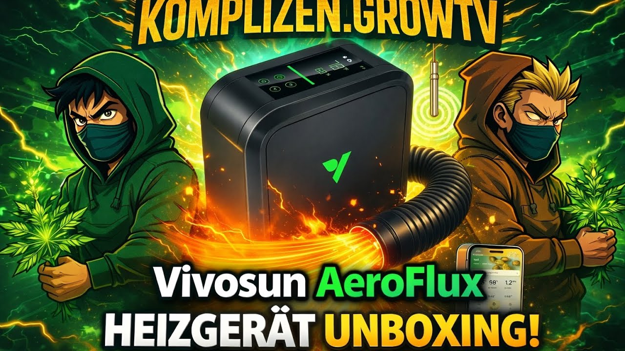 Vivosun Aeroflux Smart Growzelt Heizung Unpacking / App Verbindung