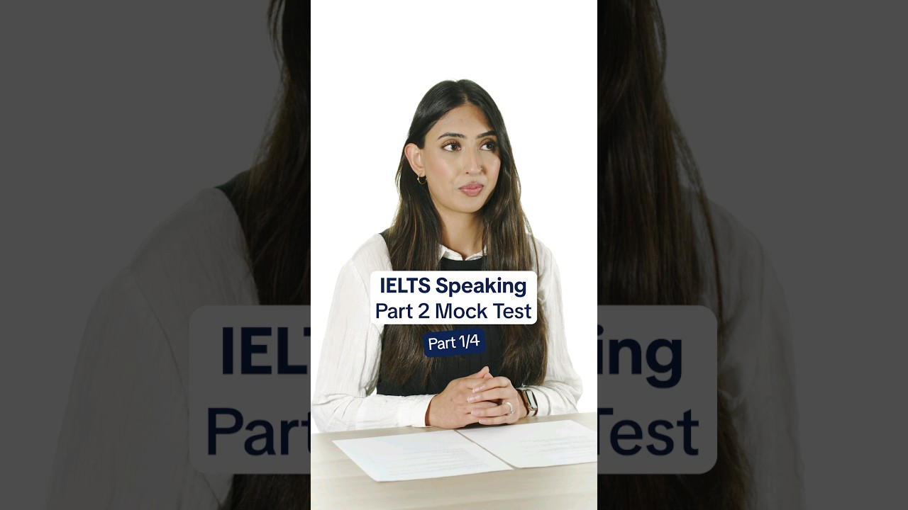 IELTS Speaking Part 2 | Sample Answer | Band 9 [Part 1/4]