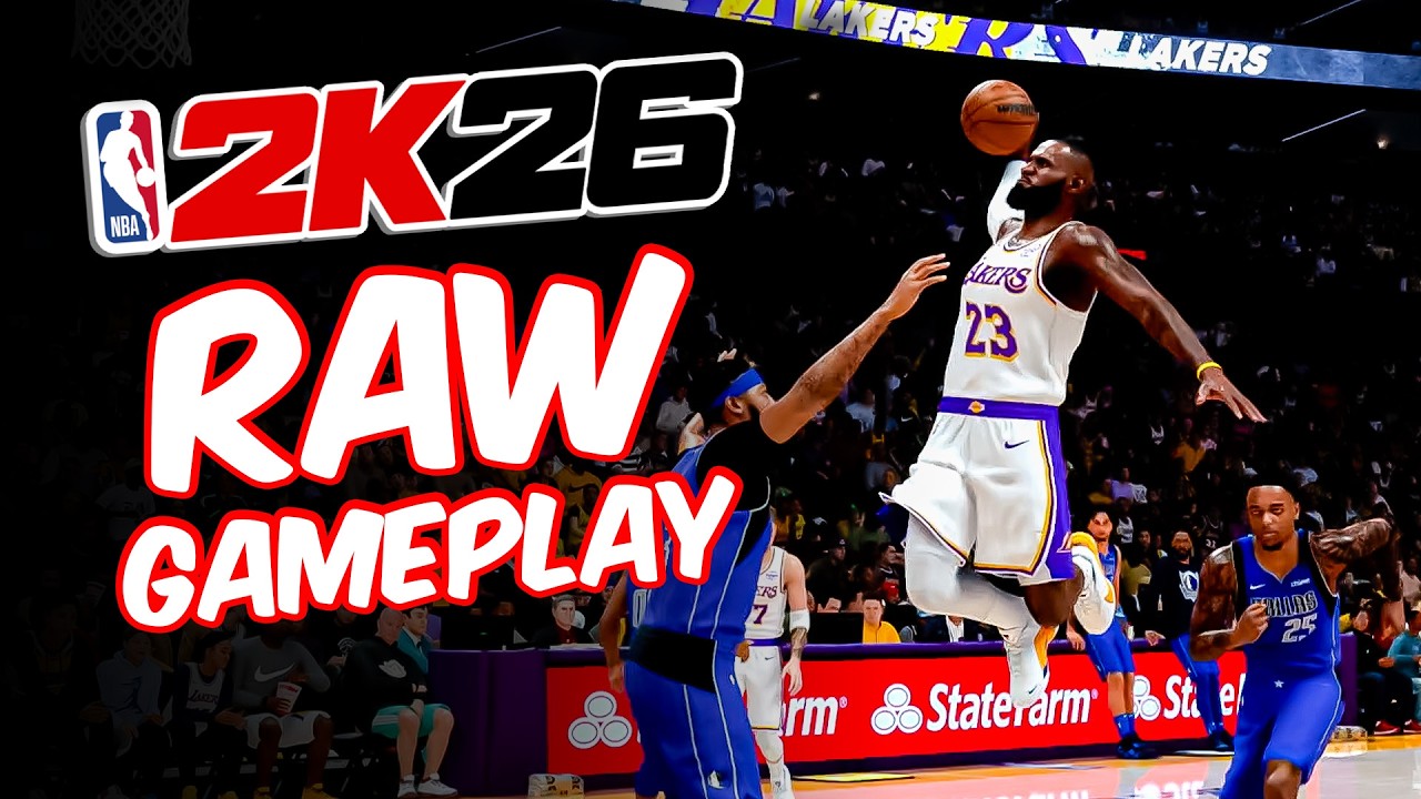NBA 2K26: RAW GAMEPLAY || LeBron, Wemby, Curry, Luka