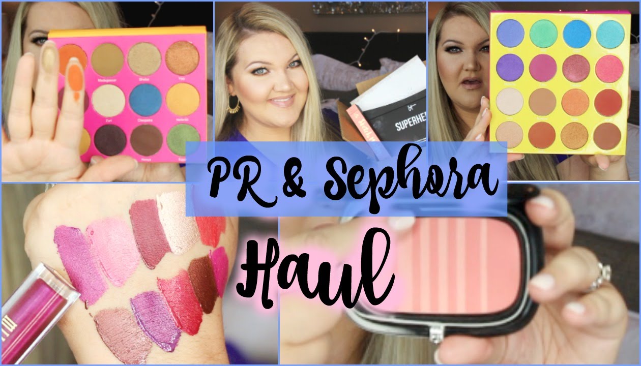 HUGE PR/SEPHORA HAUL | MARC JACOBS, JUVIA'S PLACE, TOUCH IN SOL