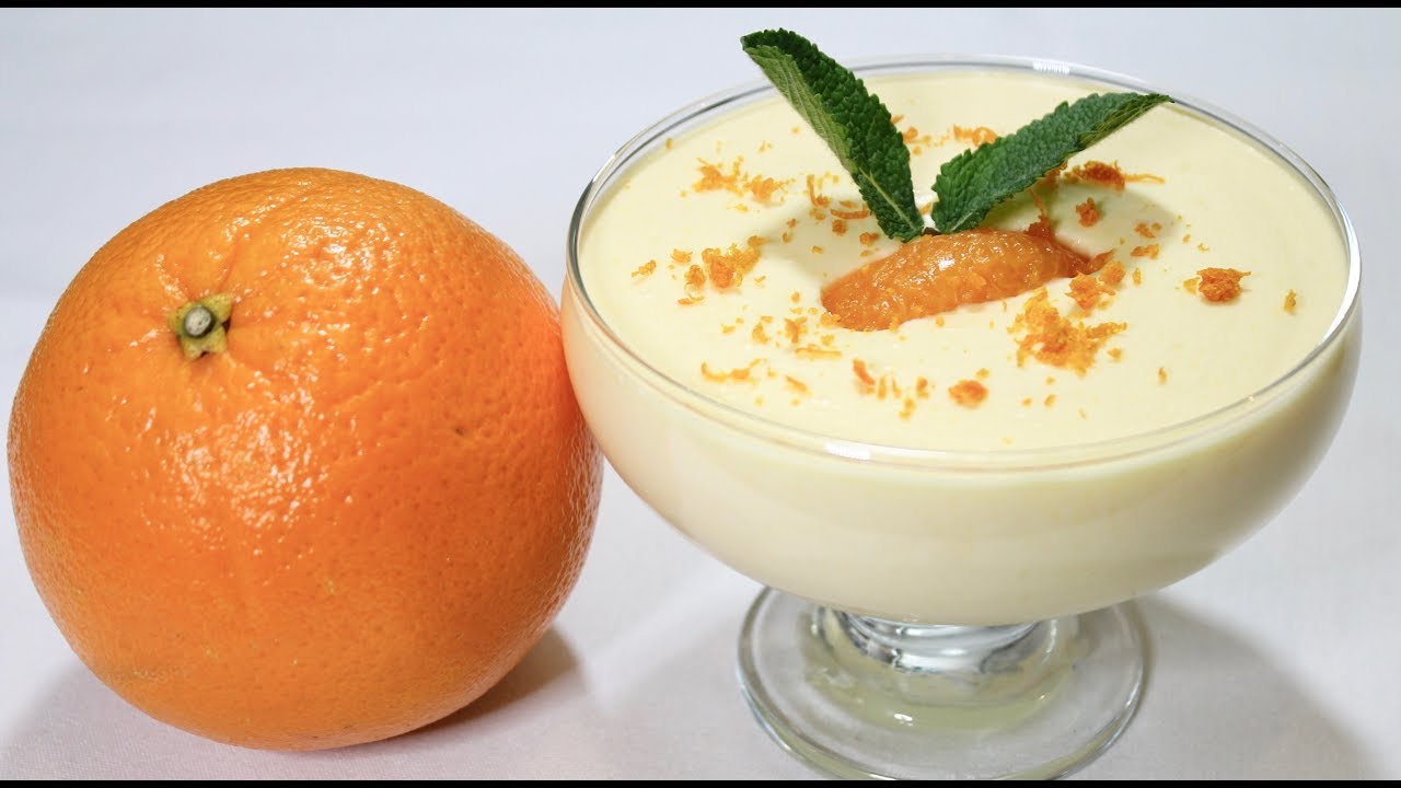 Mousse de laranja (Orange mousse)