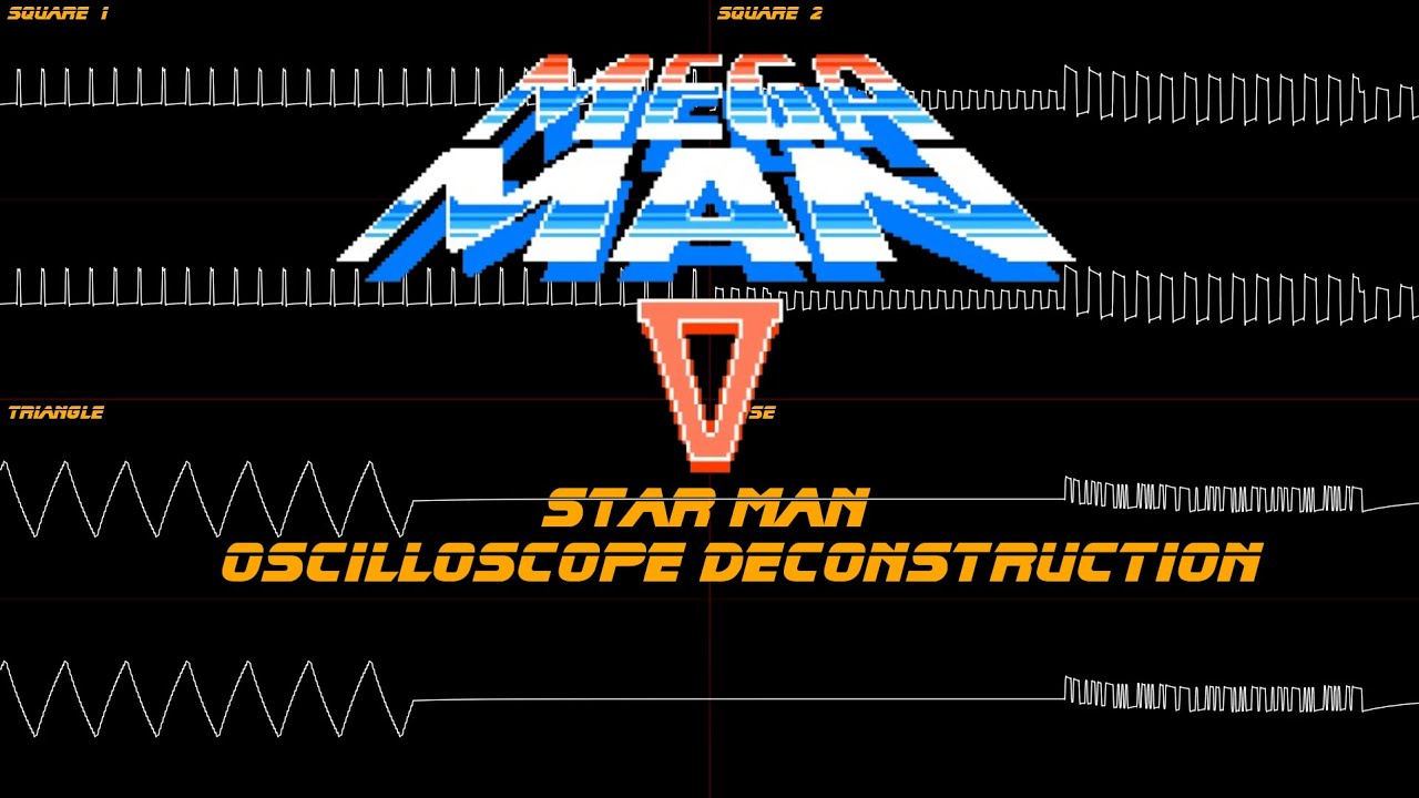 Mega Man 5 - Star Man (Oscilloscope Deconstruction)