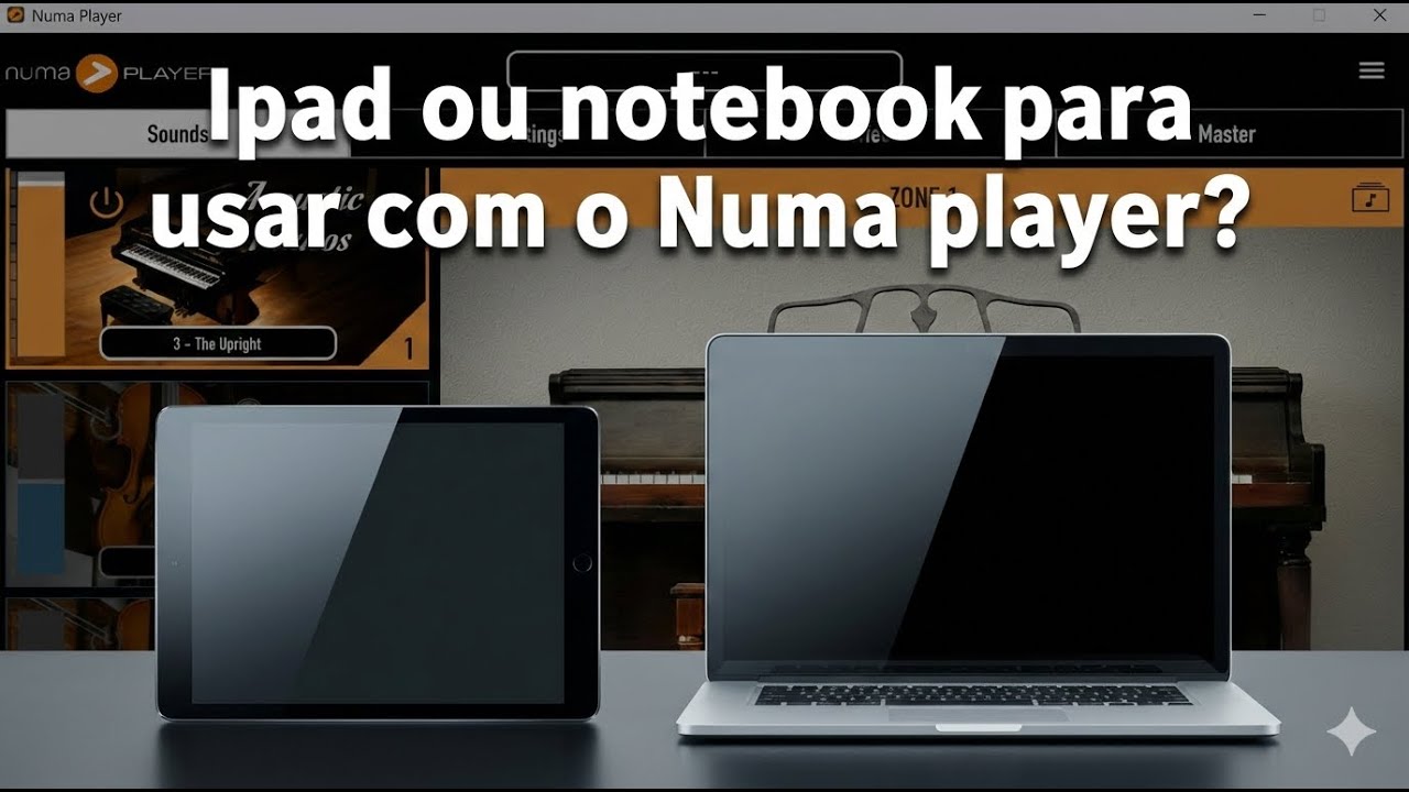 Notebook ou Ipad, para usar com o Numa player? #ipad #controladormidi #numaplayer2 #viral #notebook