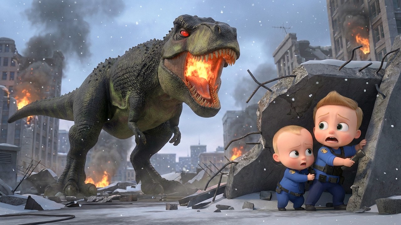 El gran rescate de dinosaurios del bebé Zay 🦖 | Kids Story | 3D Cartoon for Toddlers Brave Adventure