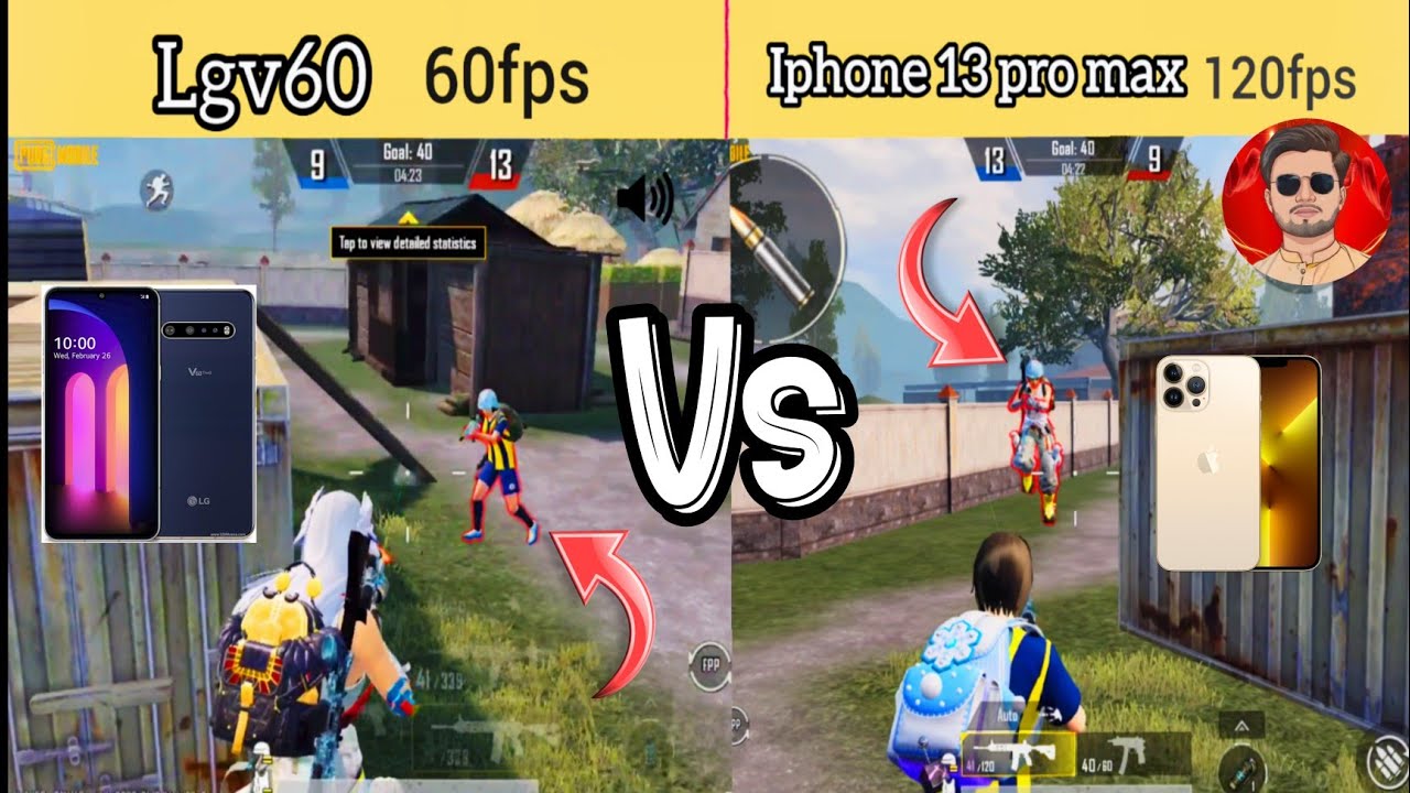 Lgv60 60fps Vs Iphone 13 pro max 120 fps🔥|| Tdm 1v1 Room Challenge😈|| Faisu Gaming YT
